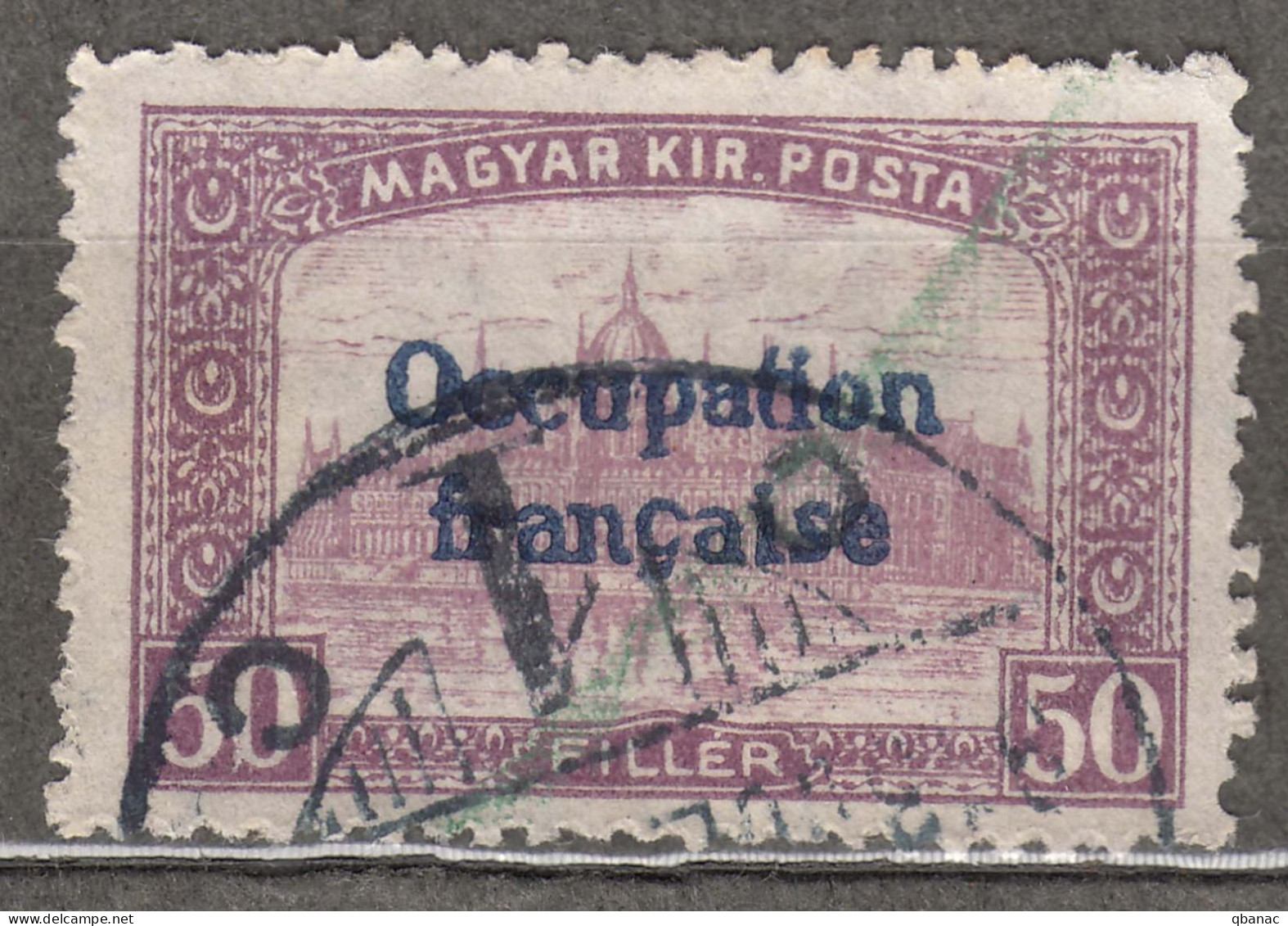 France Occupation Hungary Arad 1919 Yvert#15 Used - Unused Stamps