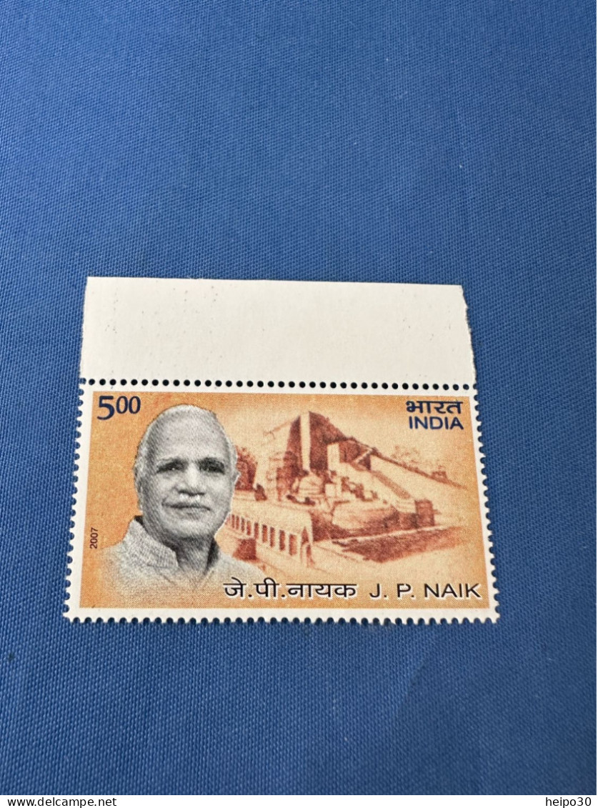 India 2007 Michel 2223 J. P. Naik MNH - Unused Stamps