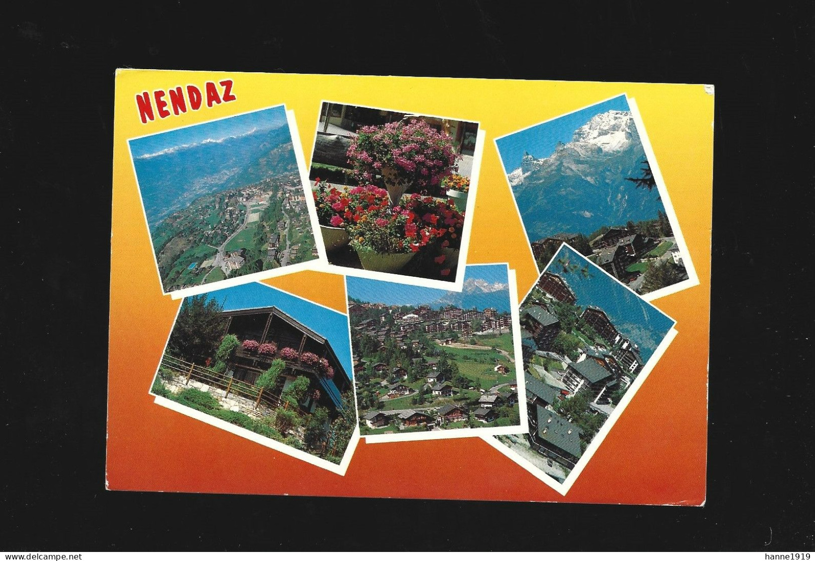 Nendaz Multi Vues  Photo Carte Multi View Schweiz Suisse Htje - Nendaz