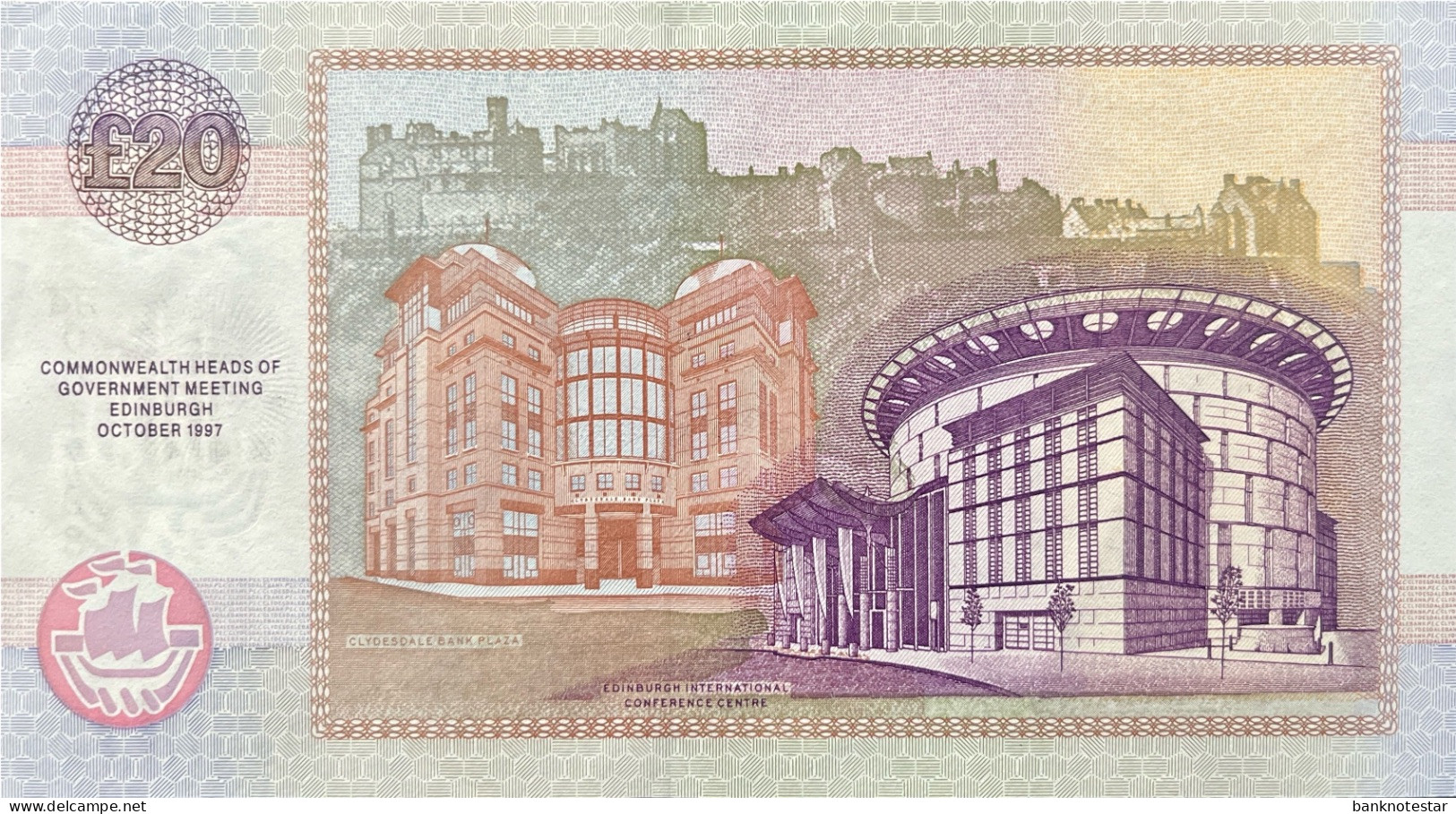 Scotland 20 Pounds, P-227 (30.9.1997) - UNC - Government Meeting Issue - 20 Pounds