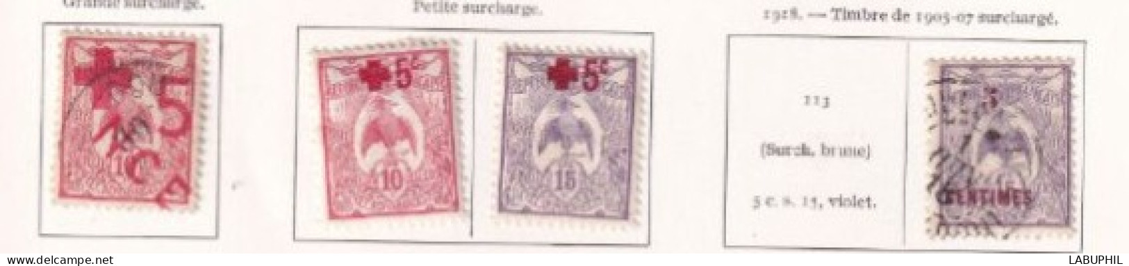 NOUVELLE CALEDONIE  Dispersion D'une Collection D'oblitérés  Mlh 1915 1918 - Oblitérés