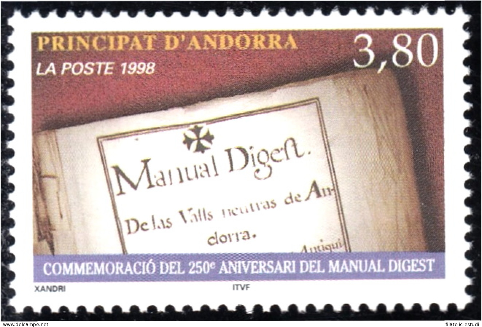 Andorra Francesa 511 1998 Manual Digest MNH - Other & Unclassified