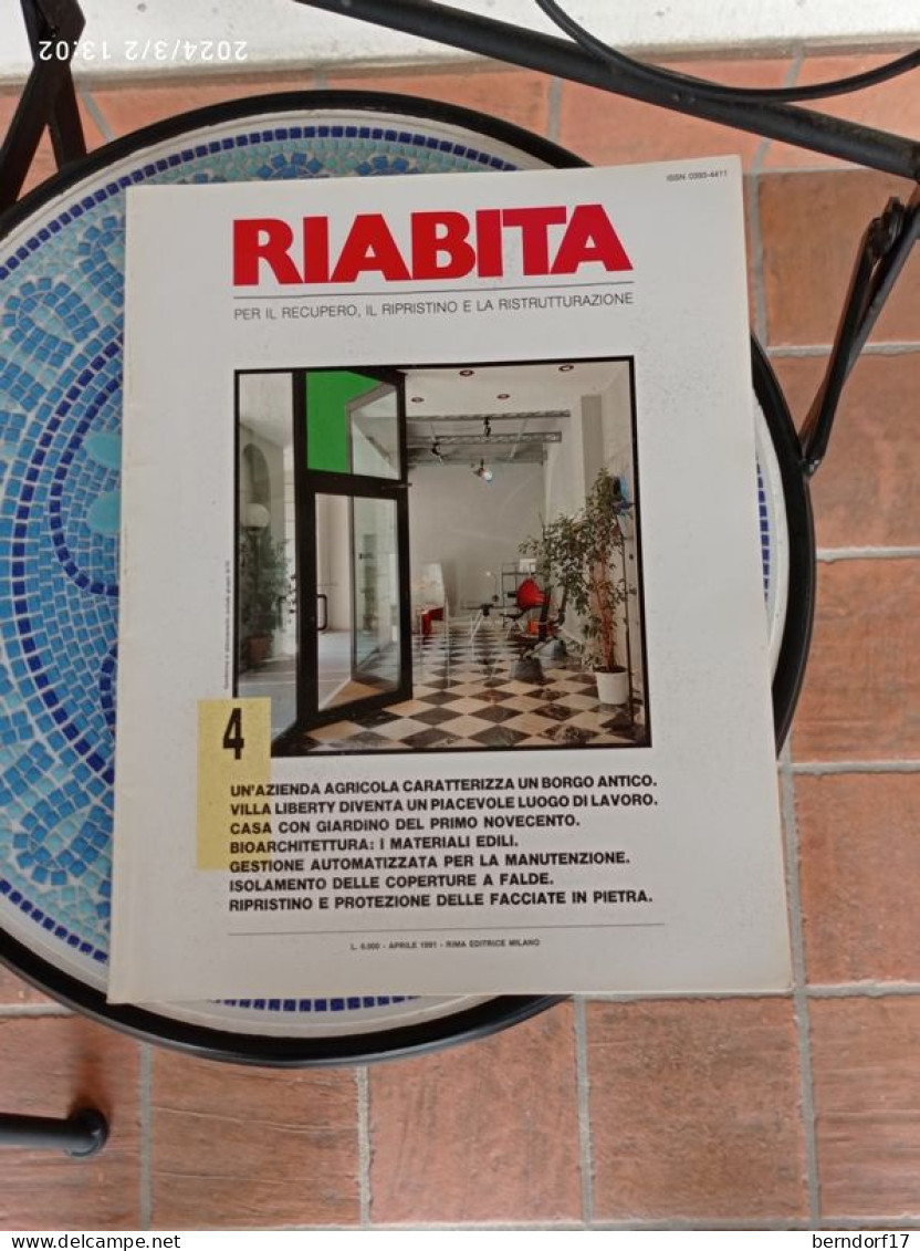 RIABITA - APRILE 1991 - Maison Et Cuisine