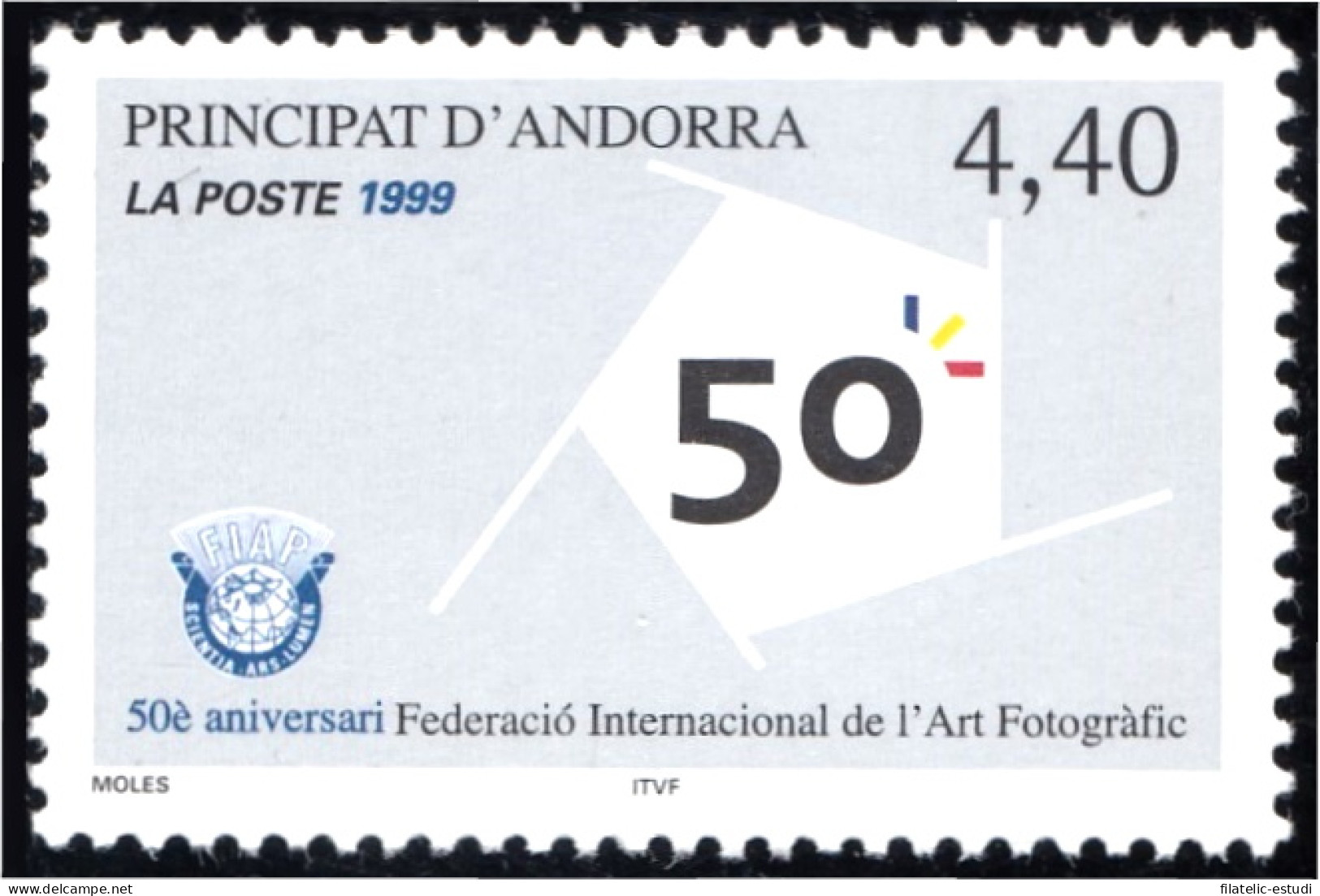 Andorra Francesa 521 1999 Arte Fotografico MNH - Otros & Sin Clasificación