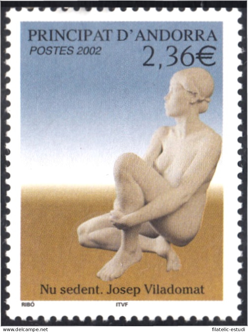 Andorra Francesa 571 2002 Arte. Josep Viladomat MNH - Autres & Non Classés