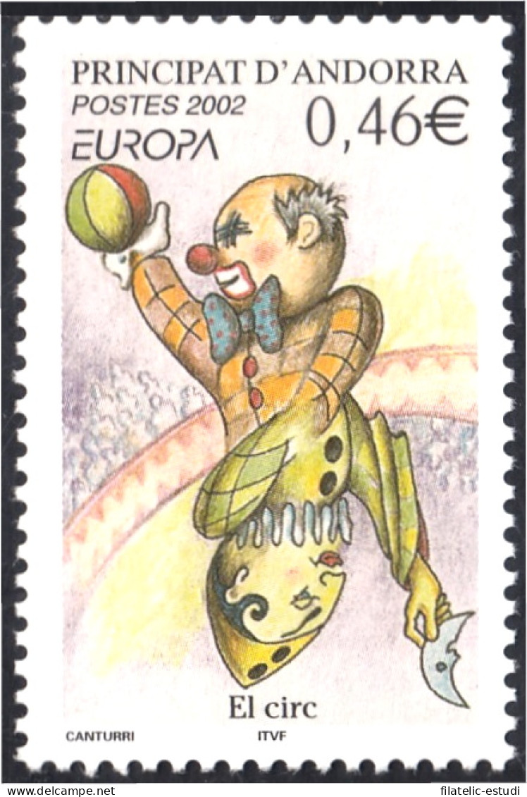 Andorra Francesa 569 2002 Europa El Circo MNH - Sonstige & Ohne Zuordnung