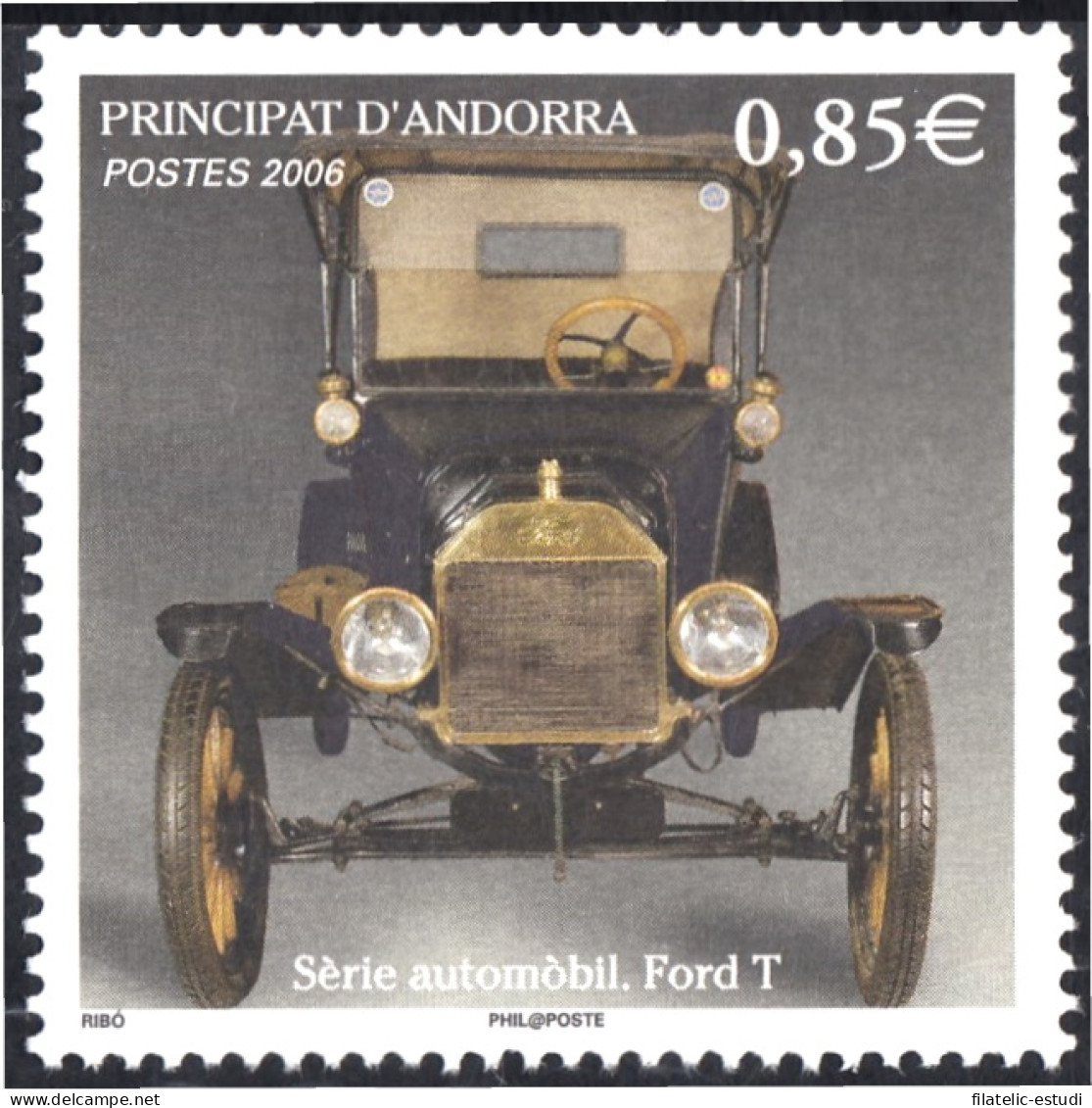 Andorra Francesa 630 2006 Automóvil Ford T MNH - Sonstige & Ohne Zuordnung