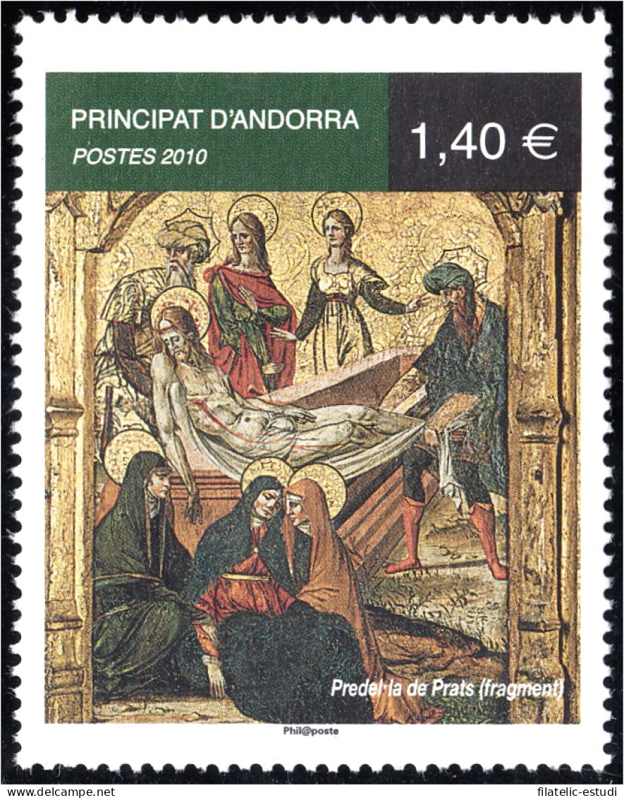 Andorra Francesa 698 2010 Fragmento De Obra De Prados MNH - Sonstige & Ohne Zuordnung