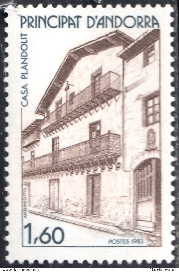 Andorra Francesa 326 1983 Casa Plandolit MNH - Autres & Non Classés