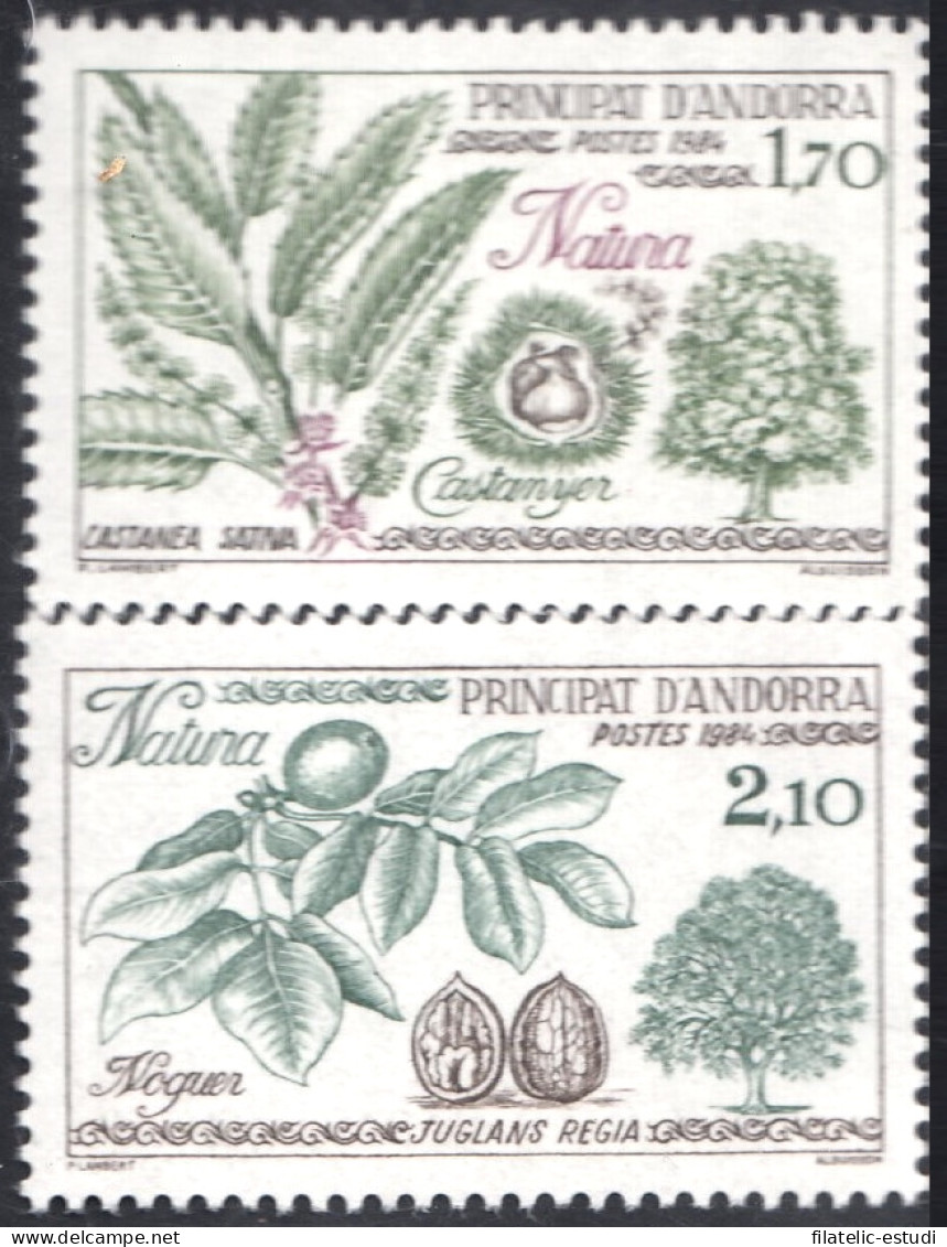 Andorra Francesa 331/32 1984 Naturaleza MNH - Sonstige & Ohne Zuordnung