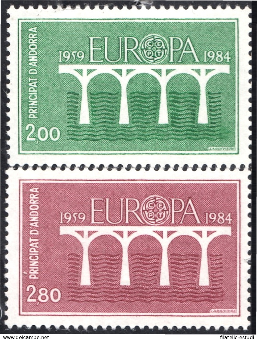 Andorra Francesa 329/30 1984 Europa MNH - Other & Unclassified