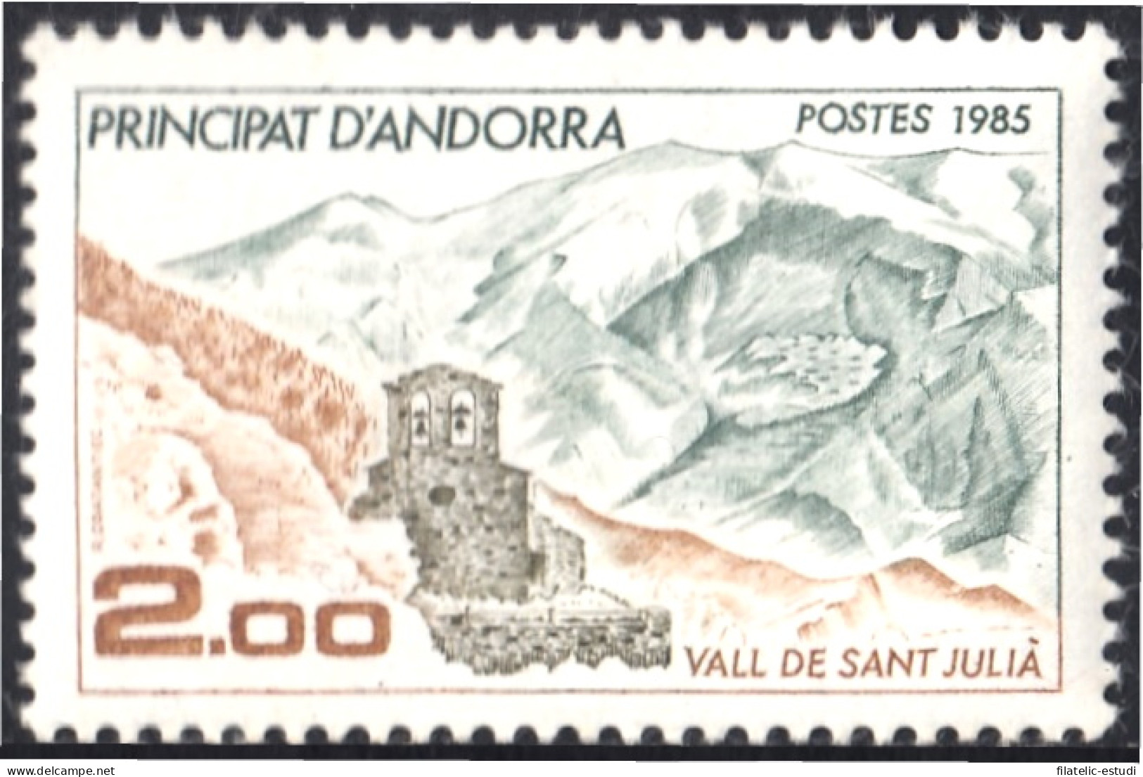 Andorra Francesa 338 1985 Valle De San Julia MNH - Other & Unclassified