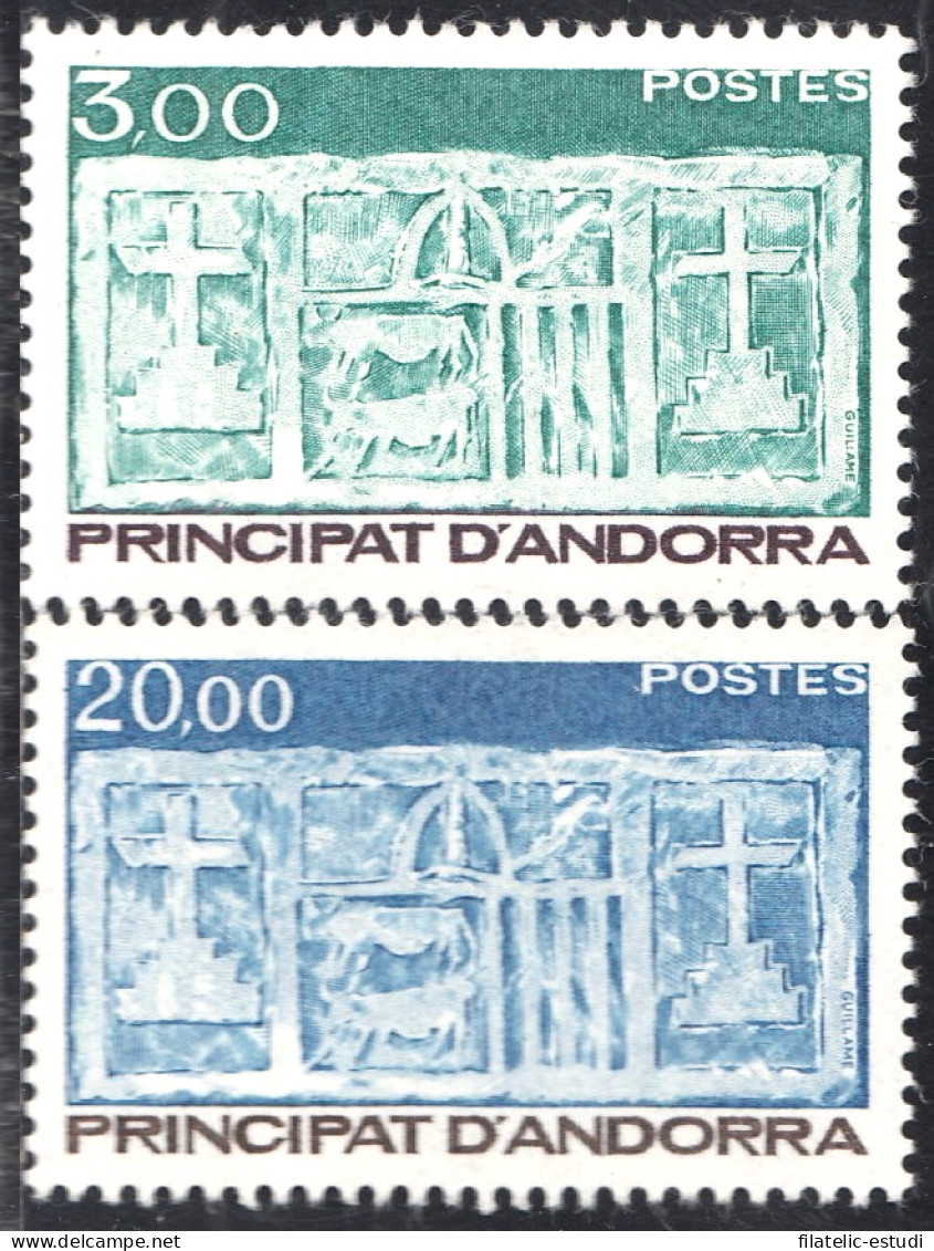 Andorra Francesa 335/36 1984 Escudo Primitivo Del Valles  MNH - Otros & Sin Clasificación