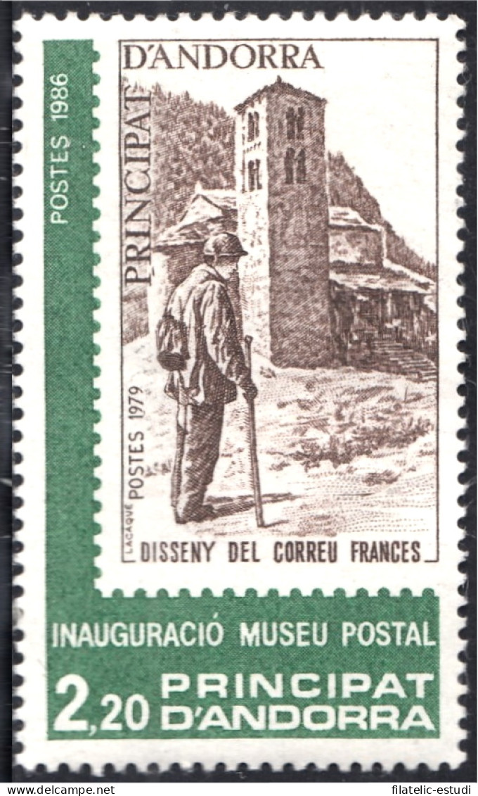 Andorra Francesa 345 1986 Museo Postal MNH - Otros & Sin Clasificación