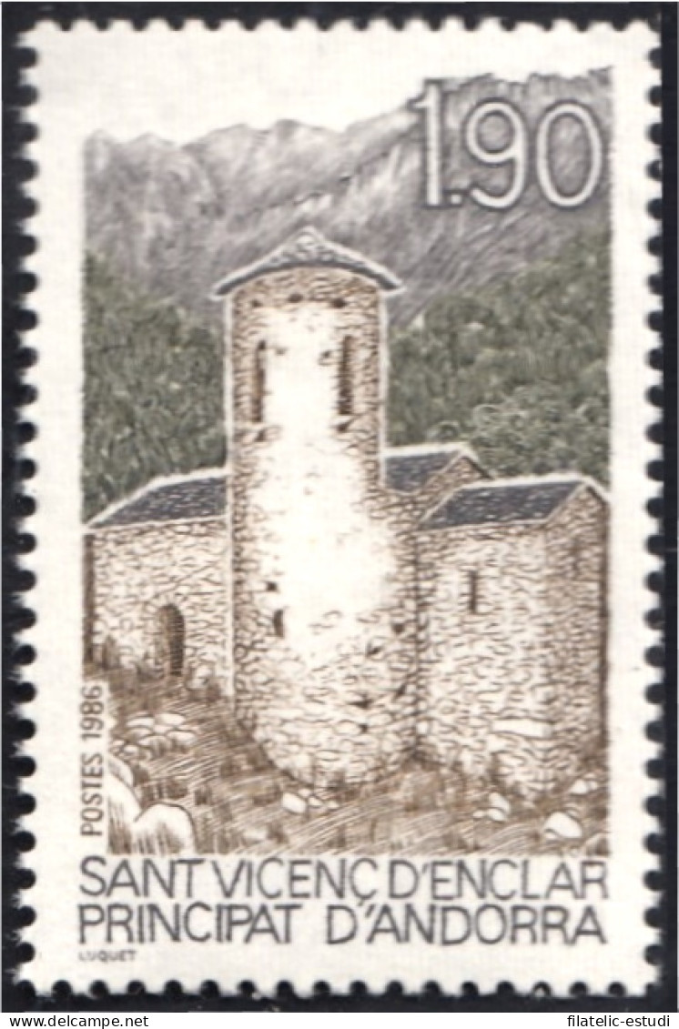 Andorra Francesa 354 1986 Sant Vicent De  Enclar MNH - Autres & Non Classés