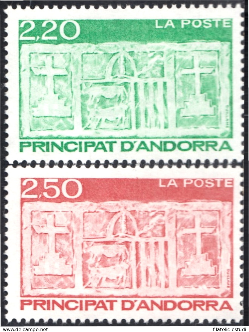 Andorra Francesa 410/11 1991 Escudo Primitivo Del Valles  MNH - Otros & Sin Clasificación