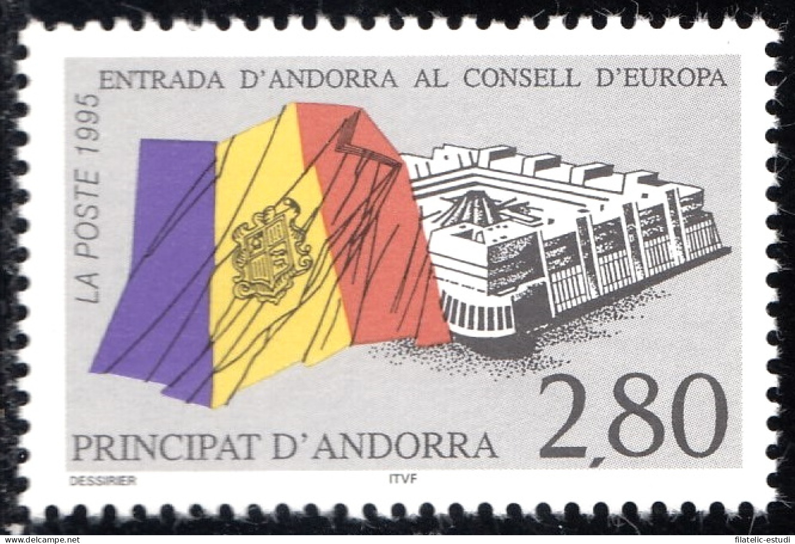 Andorra Francesa 466 1995 Andorra Consejo De Europa MNH - Otros & Sin Clasificación