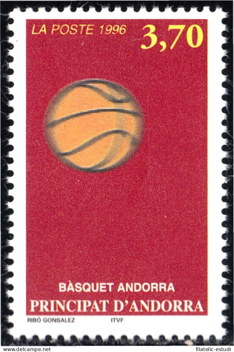 Andorra Francesa 468 1996 Baloncesto MNH - Autres & Non Classés