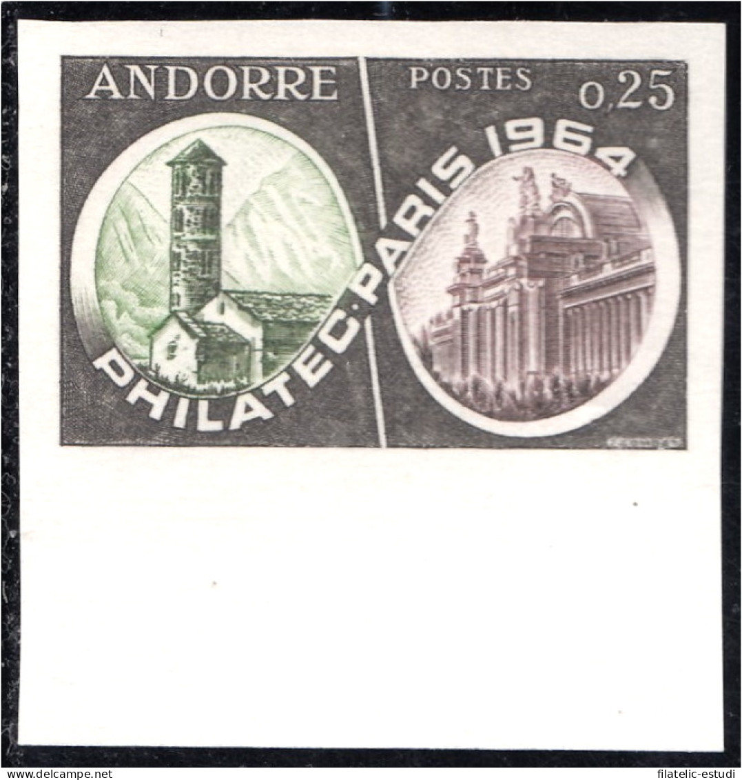 Andorra Francesa 171 1964 Philatec París MNH Sin Dentar - Otros & Sin Clasificación