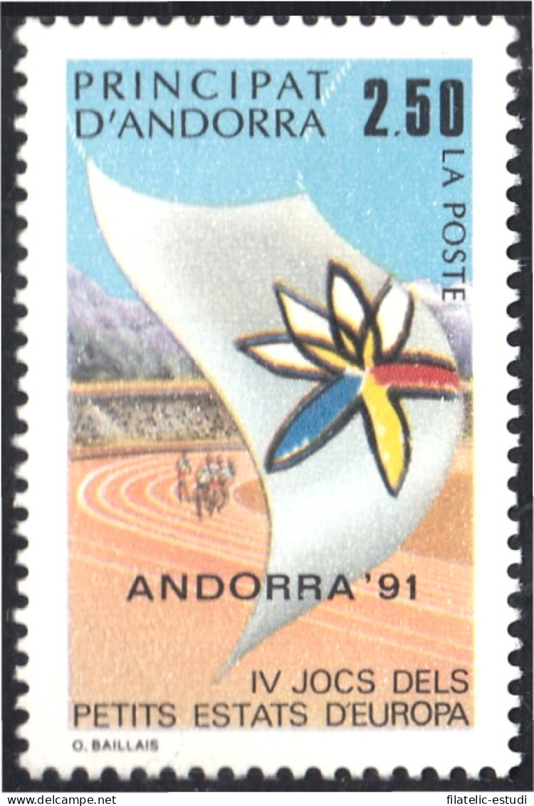 Andorra Francesa 401 1991 IV Juegos De Estados De Europa MNH - Otros & Sin Clasificación