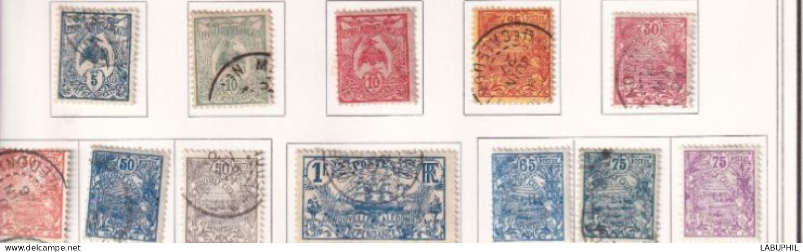 NOUVELLE CALEDONIE  Dispersion D'une Collection D'oblitérés Et Mlh 1922 - Used Stamps