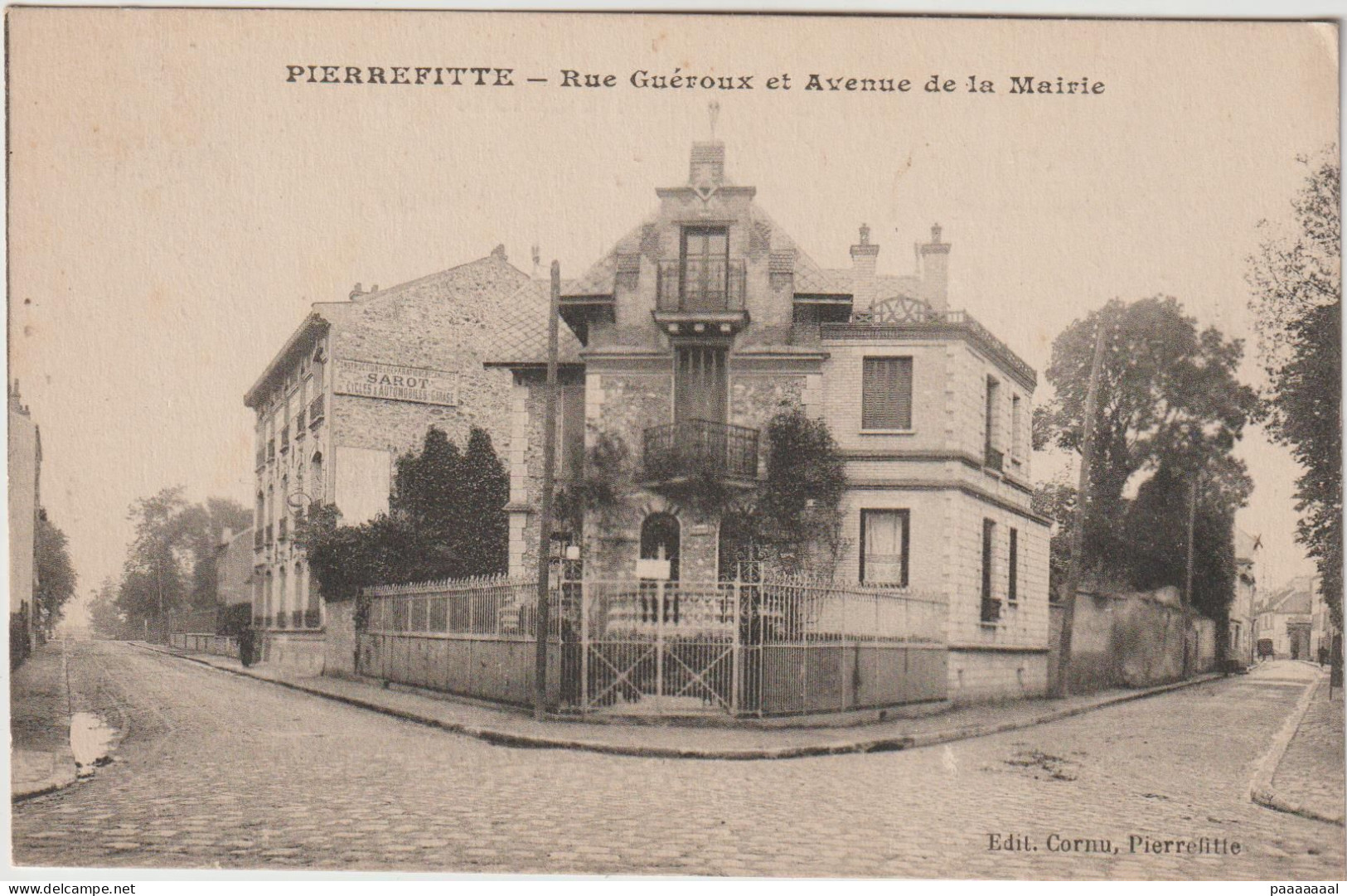 PIERREFITTE  RUE GUEROUX ET AVENUE DE LA MAIRIE - Pierrefitte Sur Seine