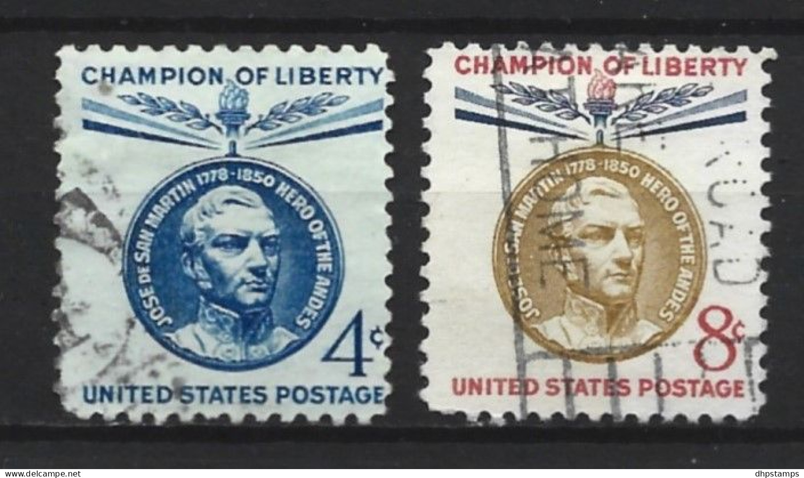 USA 1959 J. De San Martin Y.T.  661/662 (0) - Used Stamps
