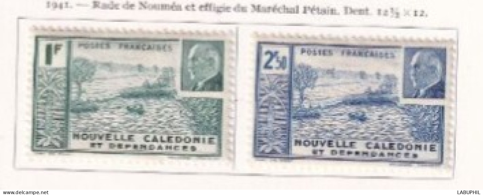 NOUVELLE CALEDONIE  Dispersion D'une Collection D'oblitérés Used Et Mlh 1941 MLH - Oblitérés