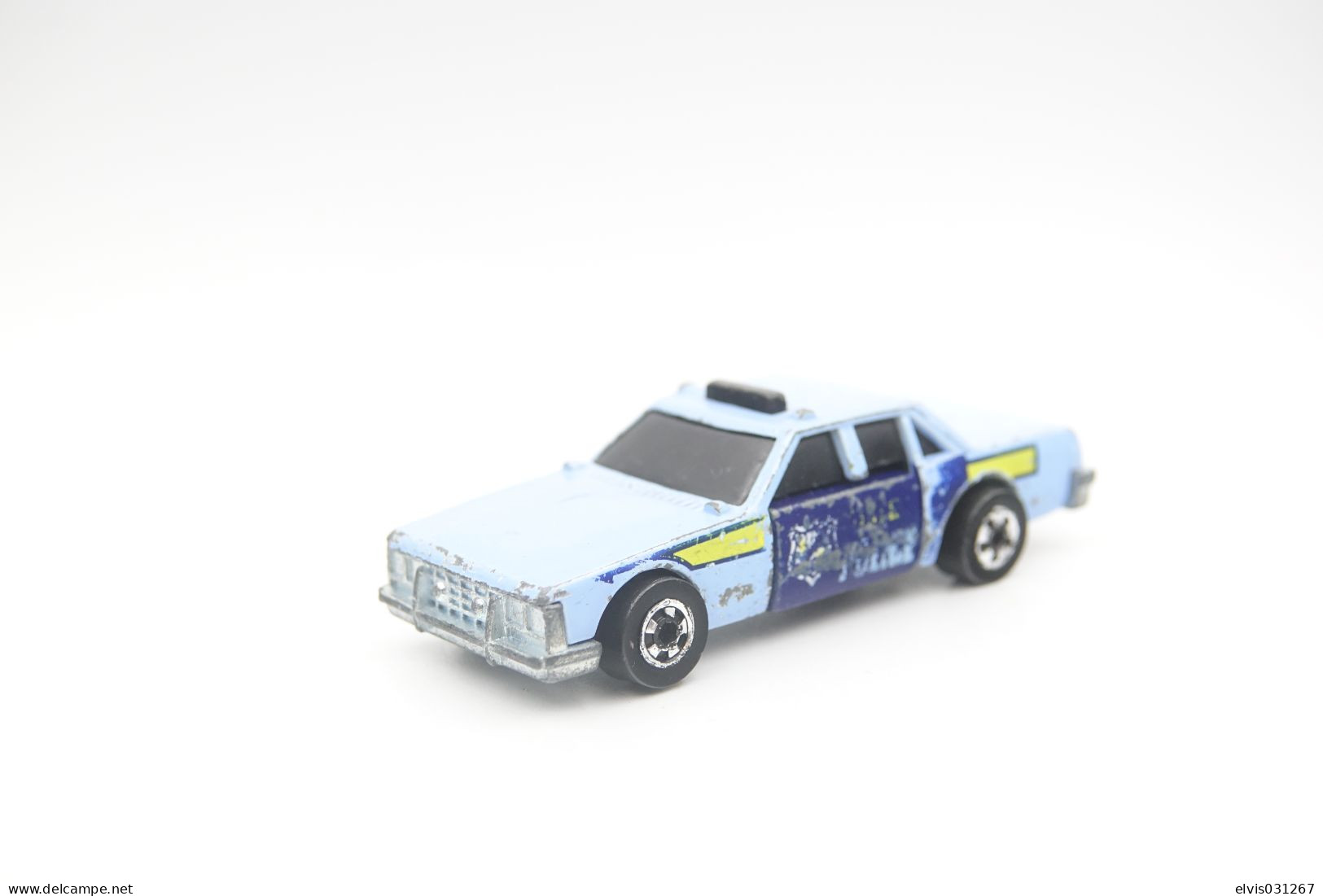 Hot Wheels Mattel Crash Patrol State Police Car Issued 1983, Scale 1/64 - Matchbox (Lesney)