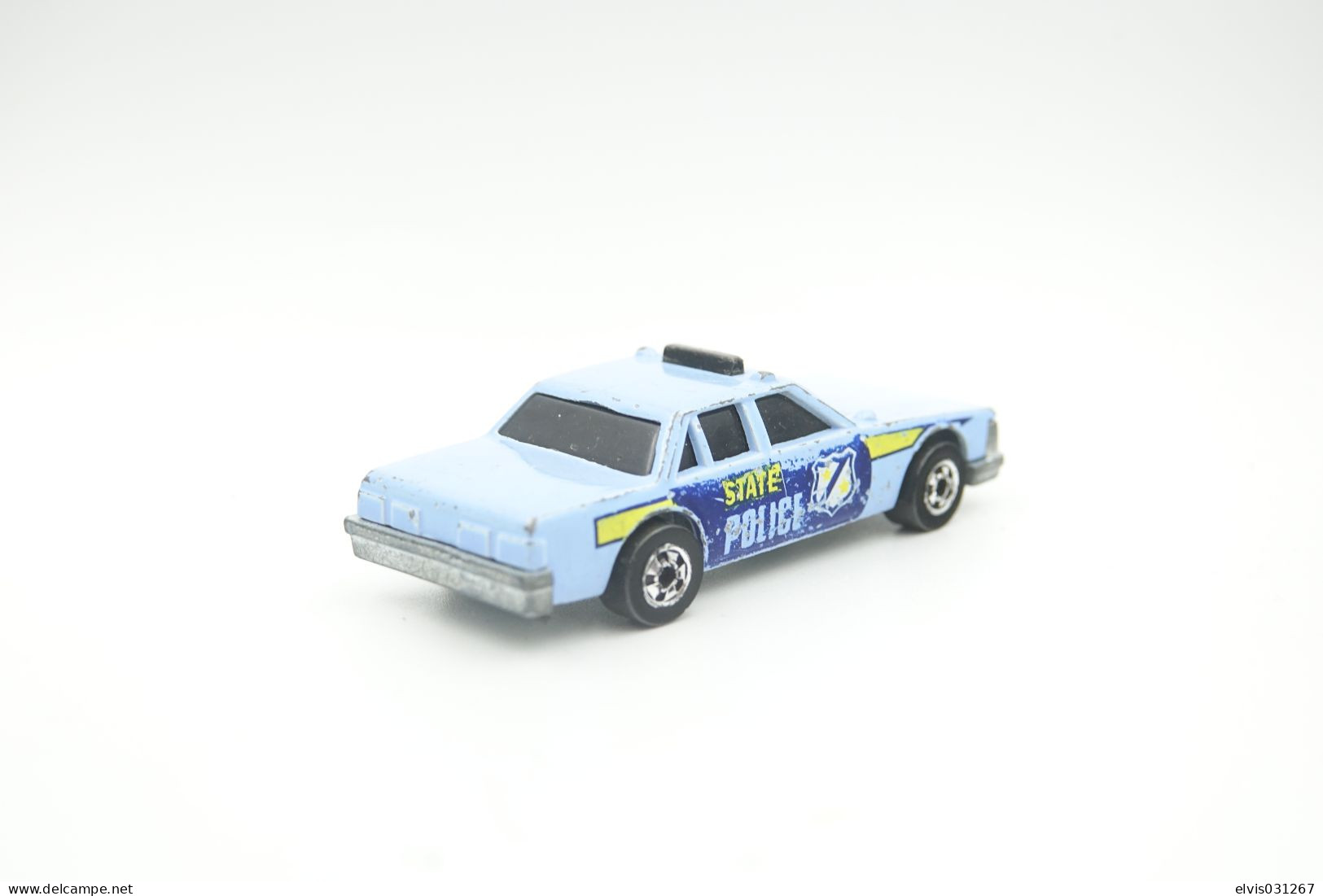 Hot Wheels Mattel Crash Patrol State Police Car Issued 1983, Scale 1/64 - Matchbox (Lesney)