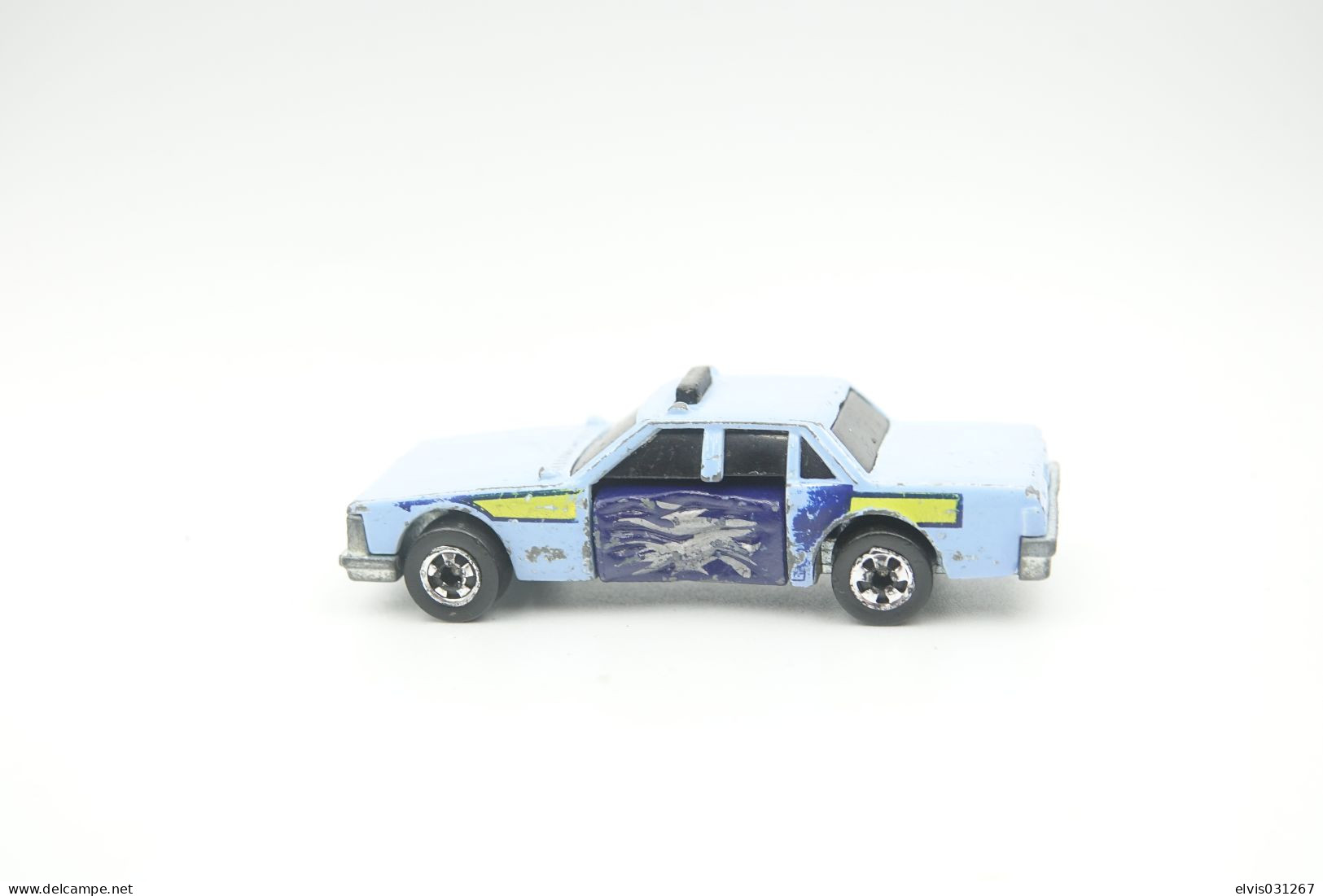 Hot Wheels Mattel Crash Patrol State Police Car Issued 1983, Scale 1/64 - Matchbox (Lesney)