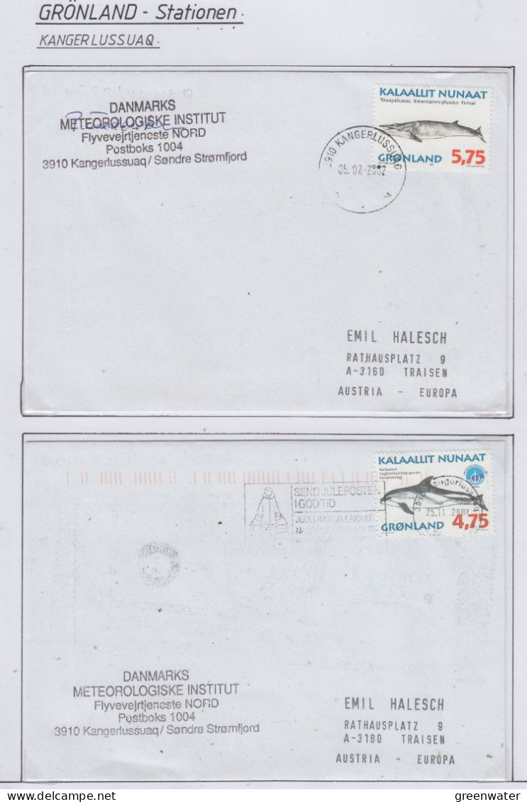 Greenland Station Kangerlussuaq 4 Covers (KG184) - Stations Scientifiques & Stations Dérivantes Arctiques