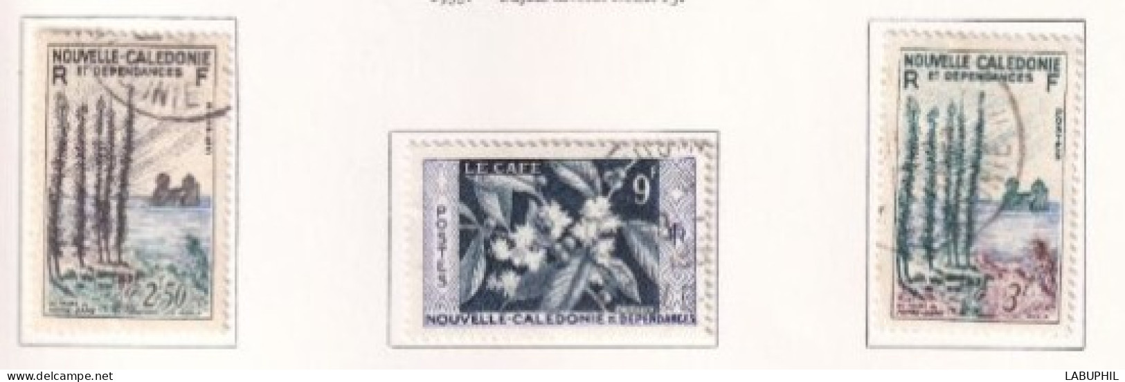 NOUVELLE CALEDONIE  Dispersion D'une Collection D'oblitérés Used 1955 Plantes - Used Stamps