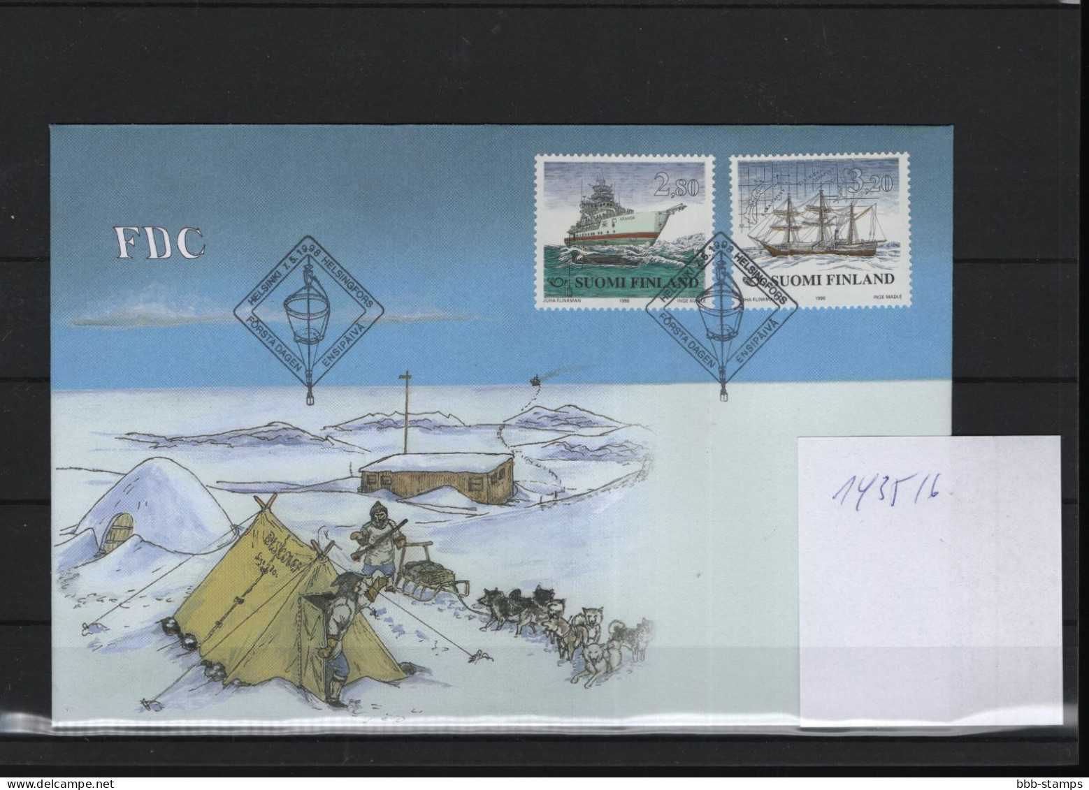 Finland Michel Cat.No. FDC 1435/1436 - FDC