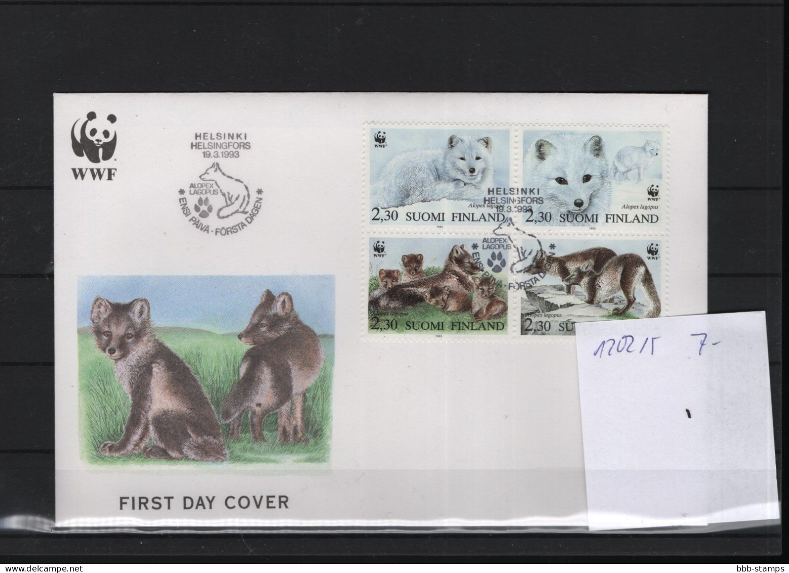 Finland Michel Cat.No. FDC 1202/1205 Wwf - FDC