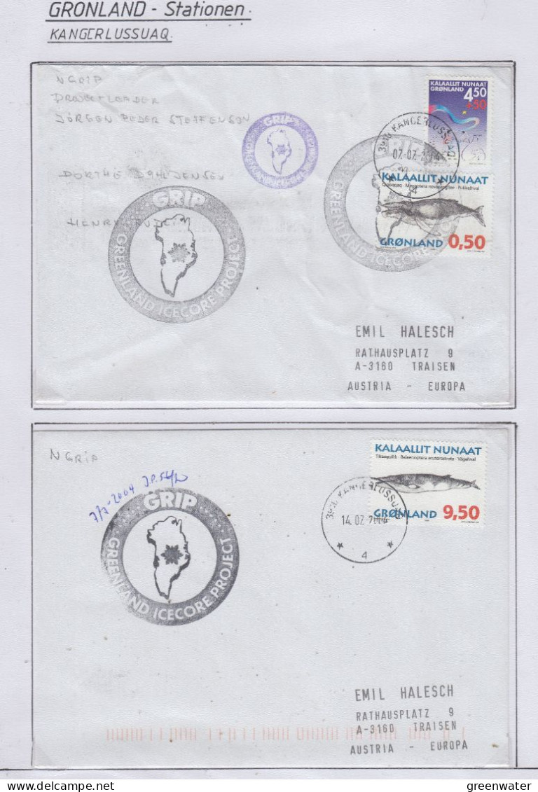 Greenland Station Kangerlussuaq 4 Covers  (KG189) - Stations Scientifiques & Stations Dérivantes Arctiques