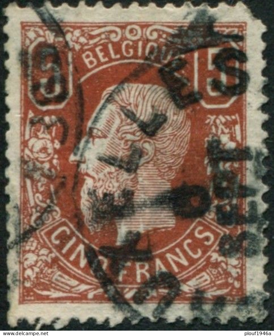 COB  37  (o) / Bruxelles T0 - 1883 Leopold II