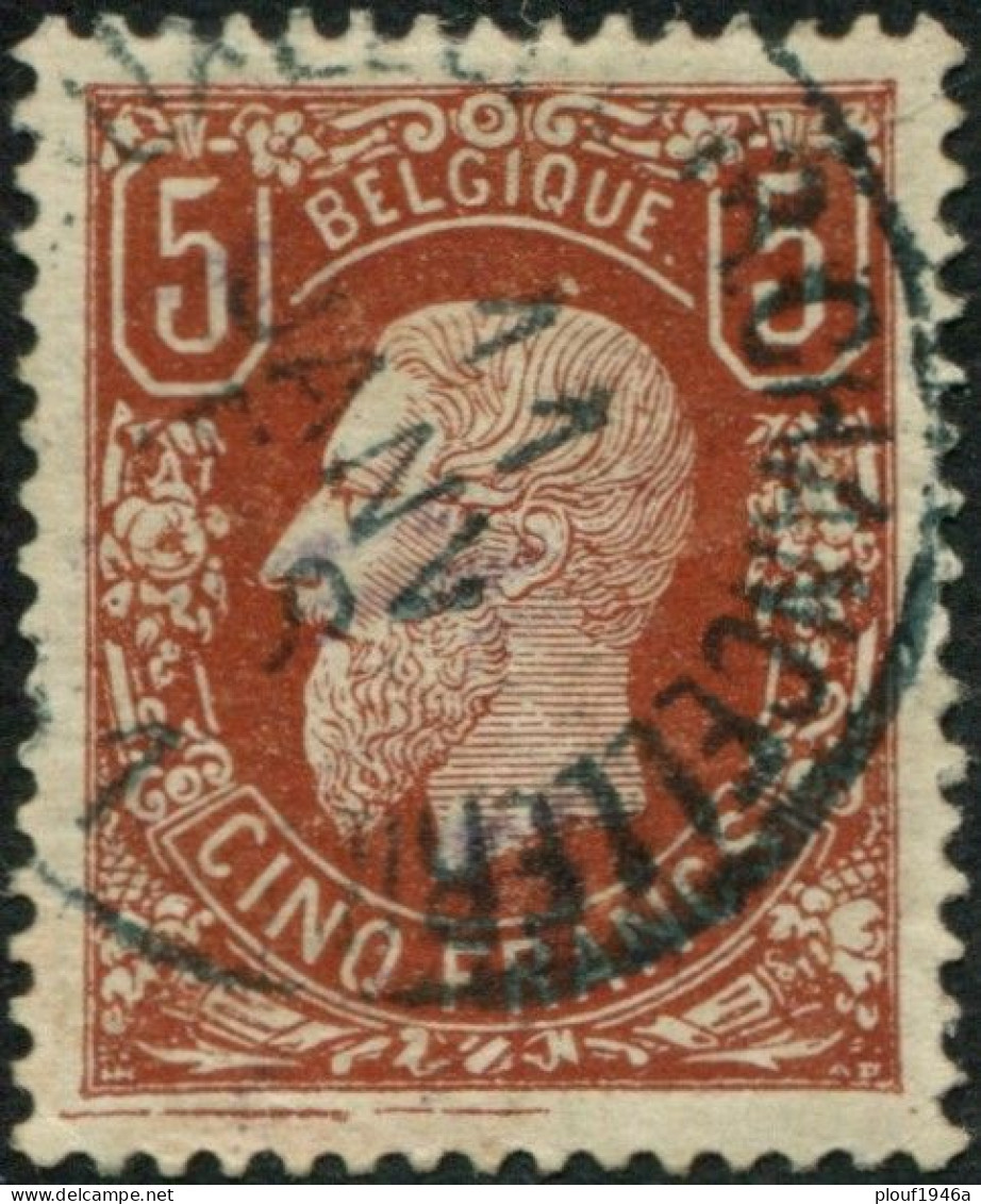 COB  37  (o) / Bruxelles (R.Chancellerie) - 1883 Leopold II