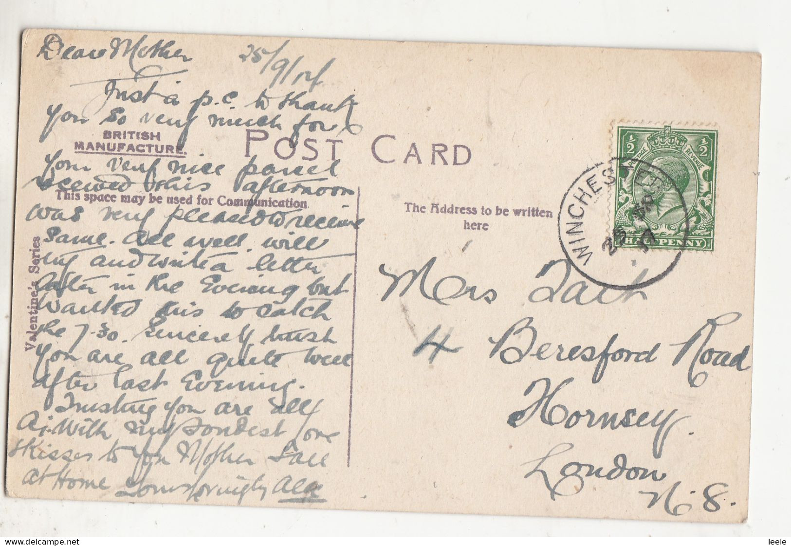 CA14. Vintage Postcard.  Westgate, Winchester. Hampshire. - Winchester
