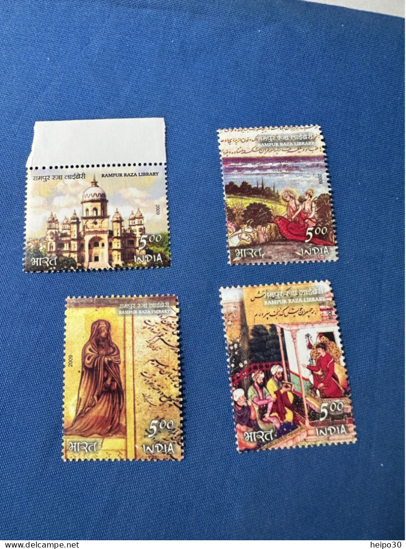 India 2009 Michel 2377-80 Raza Bibliothek, Rampur MNH - Unused Stamps