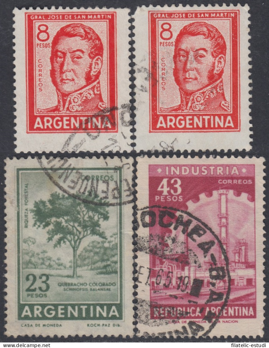 Argentina 705/08 1965 Serie Corriente. Tipos De 1954/62 Usados - Autres & Non Classés