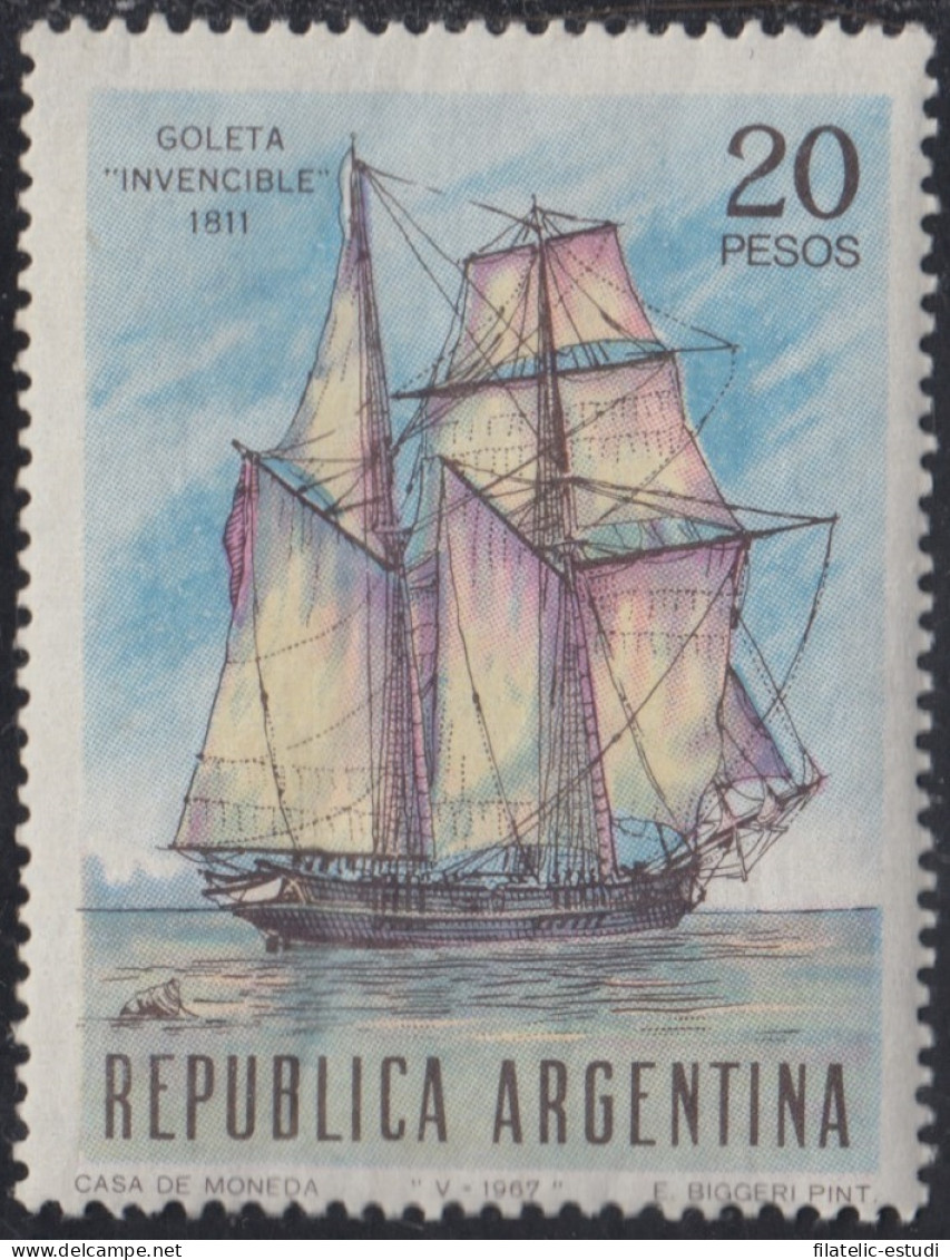 Argentina 793 1967 Día De La Marina MH - Otros & Sin Clasificación