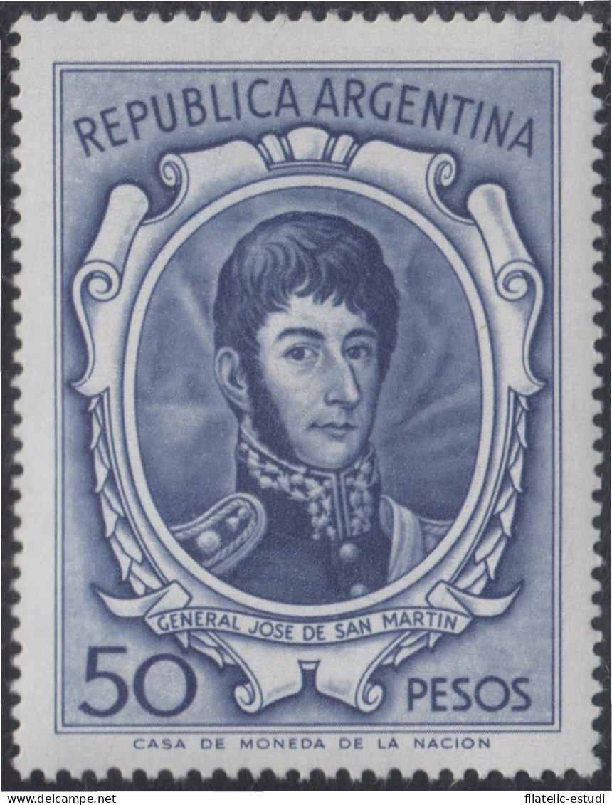 Argentina 720 1965 Serie Corriente. General José De San Martín MH - Altri & Non Classificati