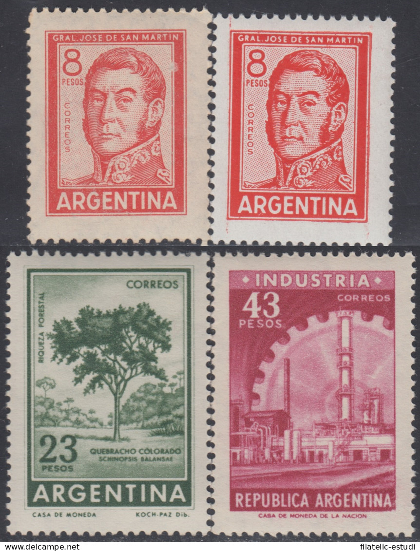 Argentina 705/08 1965 Serie Corriente. Tipos De 1954/62 MH - Andere & Zonder Classificatie