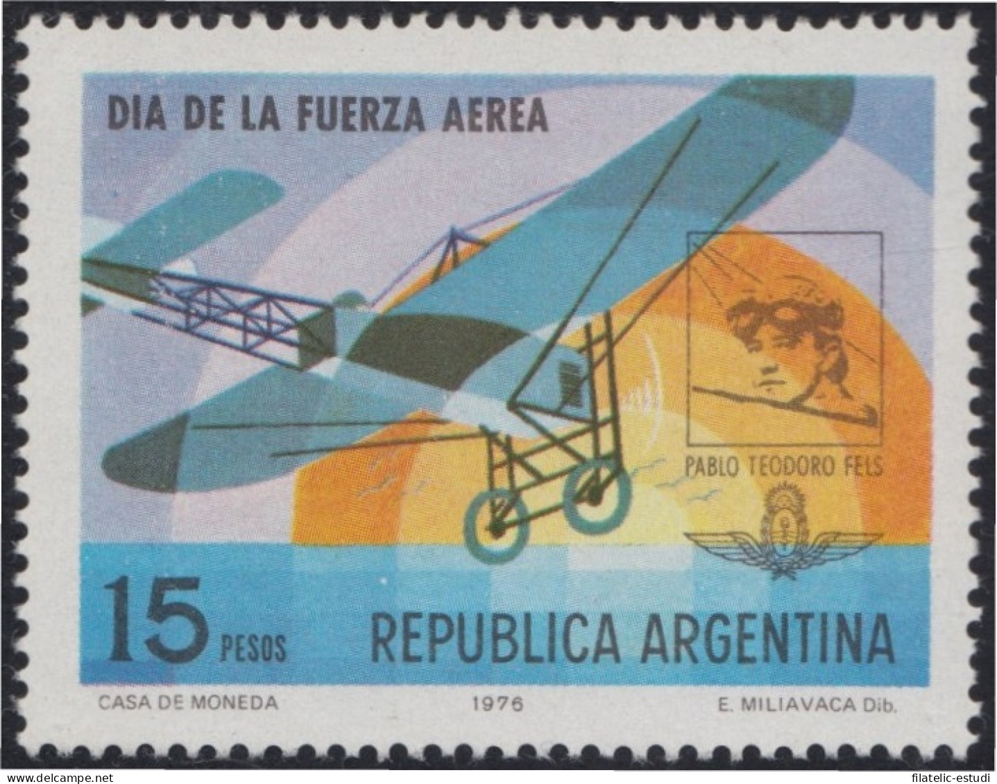 Argentina 1069 1976 Día De Las Fuerzas Aéreas MNH - Sonstige & Ohne Zuordnung