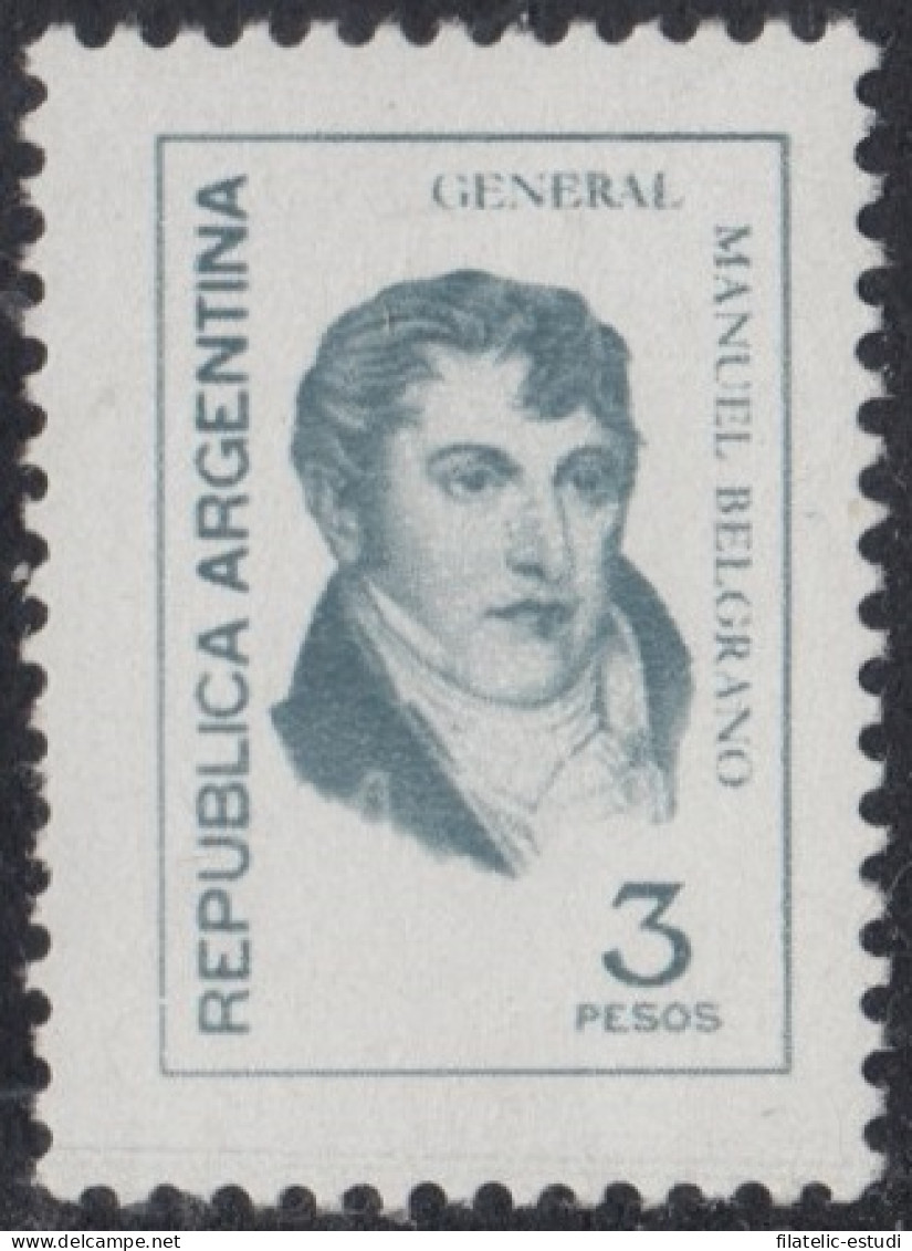 Argentina 1058 1976 Serie Corriente. General Manuel Belgrano. Tipo De 1970 MNH - Other & Unclassified