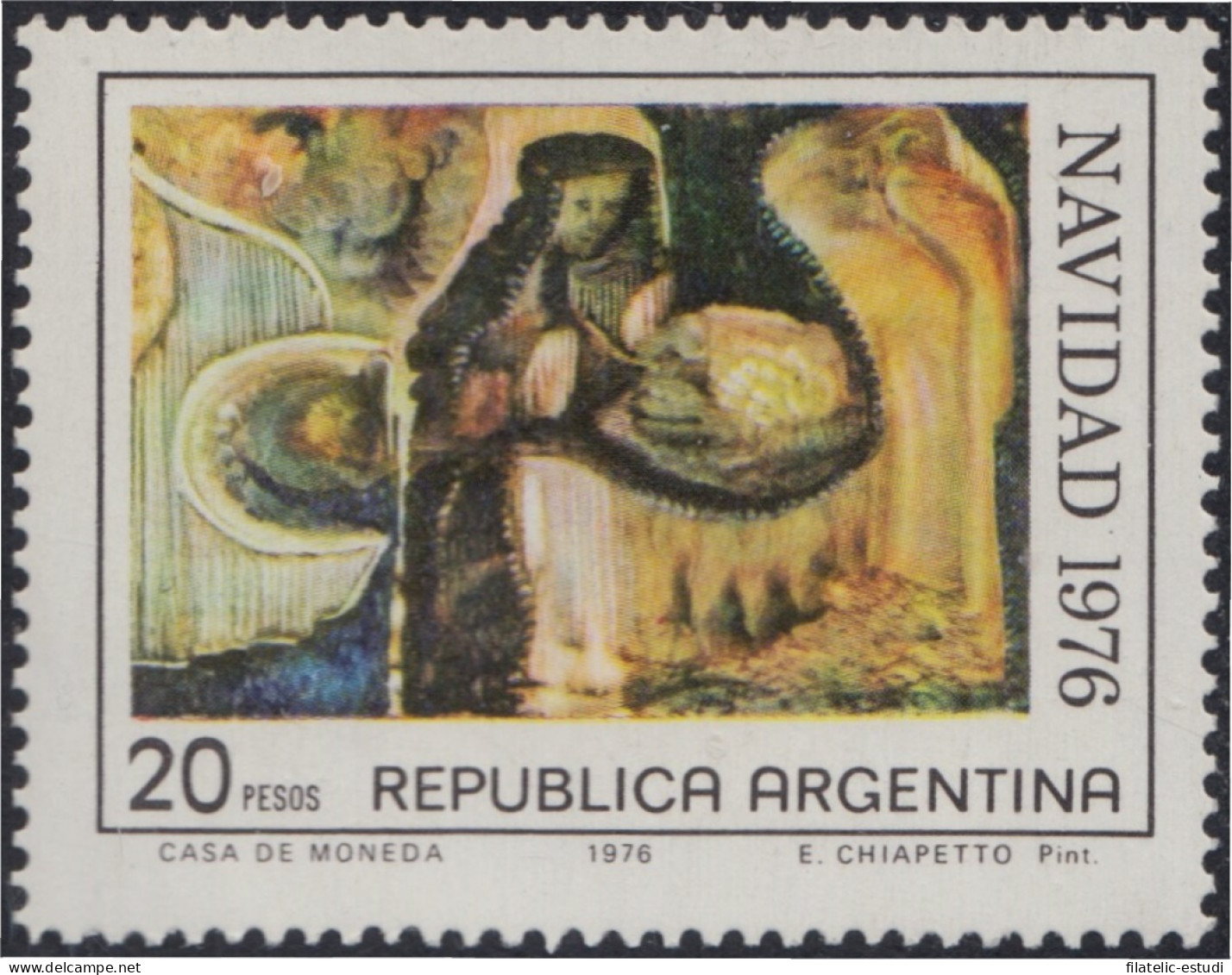 Argentina 1074 1976 Navidad Chritsmas MNH - Otros & Sin Clasificación