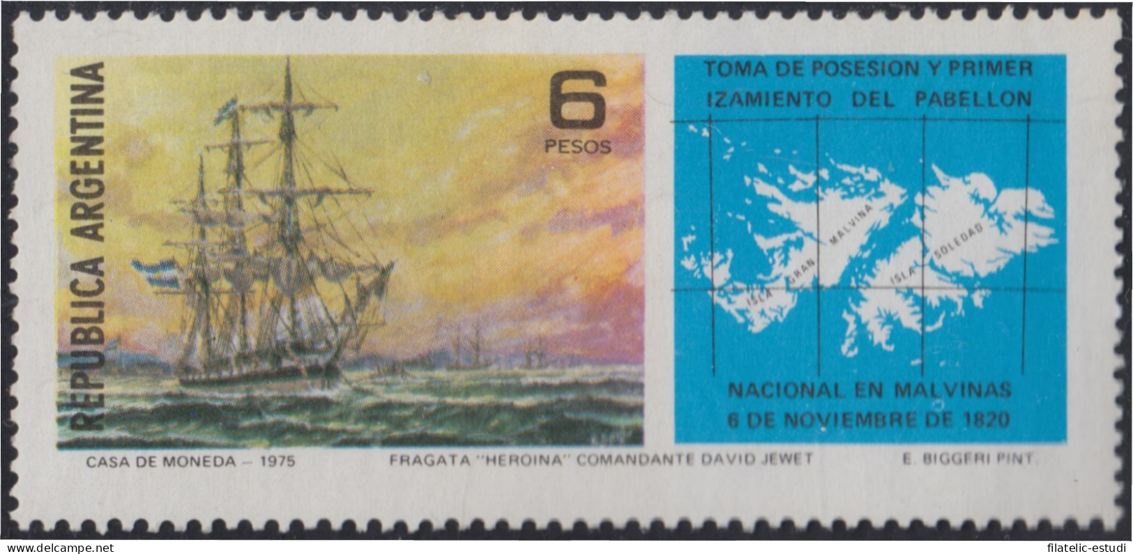 Argentina 1050 1976 Islas Malvinas MNH - Otros & Sin Clasificación