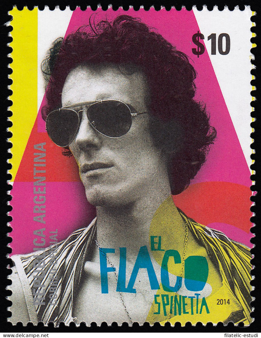 Argentina 3057 2014 El Flaco Spinetta MNH - Otros & Sin Clasificación