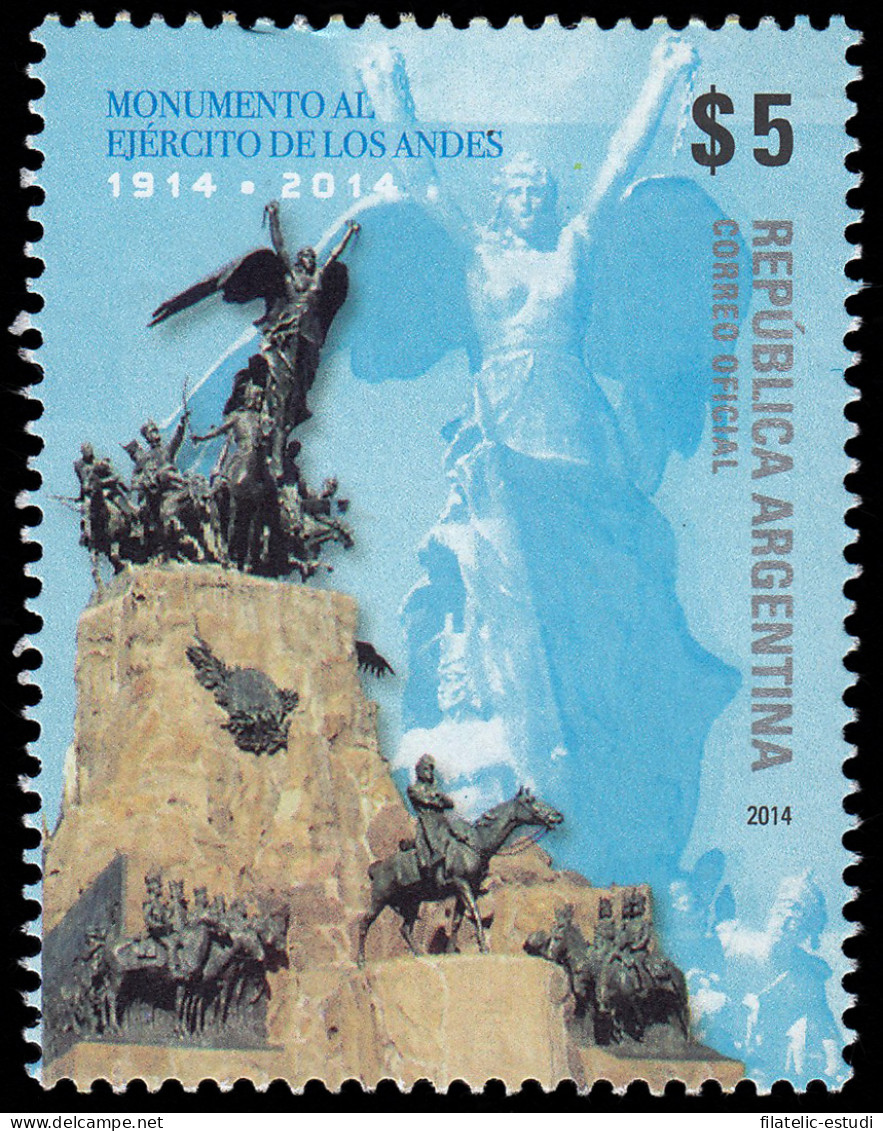 Argentina 3056 2014 Monumento Al Ejército De Los Andes MNH - Other & Unclassified